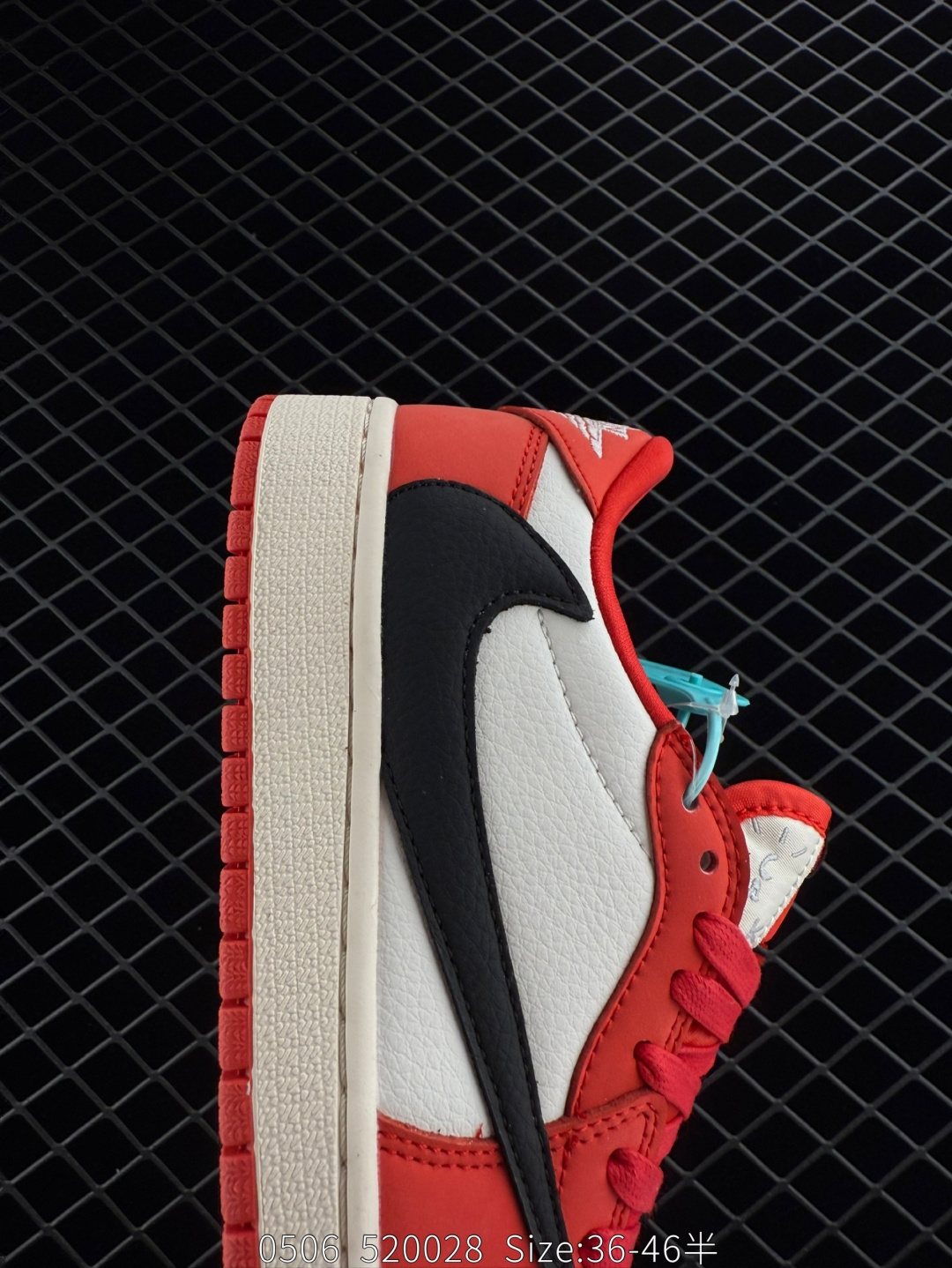 fragment design x Travis Scott x Nike Air Jordan 1 Low OG SP”Black/Green Toe“